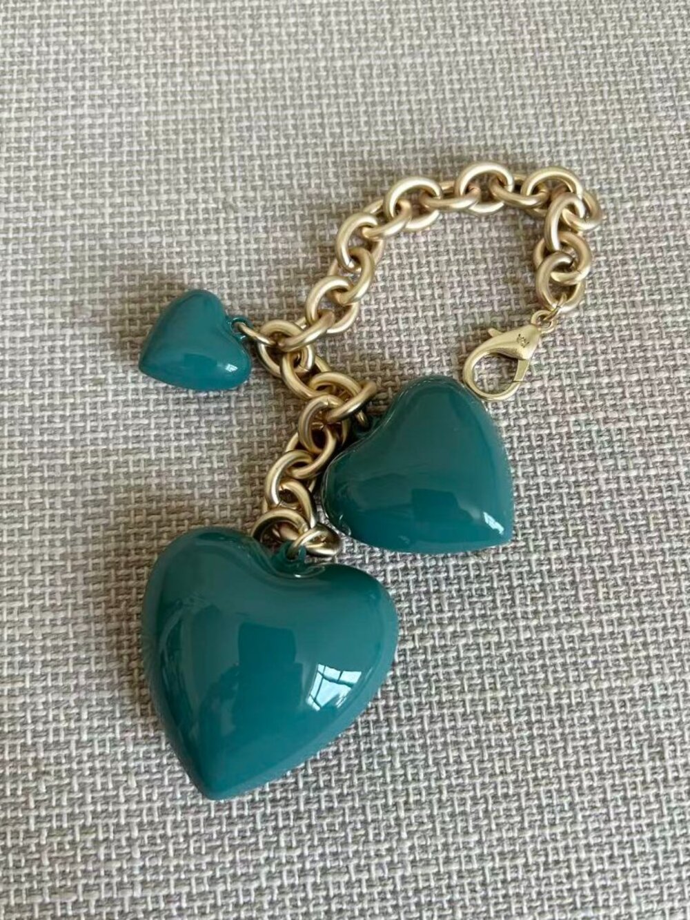 *Last Chance* BEST Roxanne Assoulin The Puffy Heart Bracelet Forest
